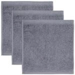m&ouml;ve Superwuschel Seiftuch 30 x 30 cm aus 100% Baumwolle, stone 3er Set