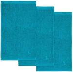 m&ouml;ve Superwuschel G&auml;stetuch 30 x 50 cm aus 100% Baumwolle, lagoon 3er Set