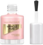 Max Factor Miracle Pure Nail Colour, Fb. 202 Natural Pearl, veganer Nagellack, lang
