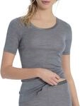 CALIDA True Confidence T-Shirt Damen, aus Wolle-Seide, Feinripp,