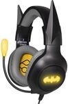 FRTEC - Gaming-Headset Batman mit abnehmbaren dunklen Ritterohren, Kabel und
