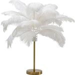 Kare Design Tischlampe Feather Palm Wei&szlig;, Desk Lamp, Schreibtischlampe,