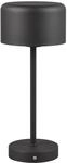 Reality Leuchten LED Akku Tischleuchte Jeff R59151132, Metall Schwarz matt,...