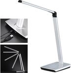 Fischer & Honsel|Tischleuchte, Bright|silberfarben|USB|L: 20,00 cm, B: 16,00 cm, H: