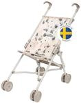 Skr&aring;llan Sulky Puppenbuggy ab 3 Jahre - 53cm gro&szlig;er Klappbuggy mit Sicherheitsgurt