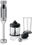 WMF Lineo Stabmixer Set 5-teilig, P&uuml;rierstab, Schneebesen, Milchaufsch&auml;umer,