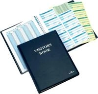 Durable Besucherbuch Leder-Optik 300 Namensschilder 90 x 60 mm