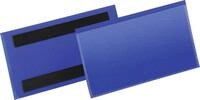 Durable Etikettentasche magnetisch, Etikettenhalter, 50 St&uuml;ck, blau, 174207