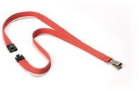 Durable Textilband Soft Colours mit Karabinerhaken, 10 St&uuml;ck, koralle, 8127136