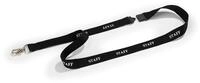 Durable Schl&uuml;sselband mit Karabiner, schwarz mit wei&szlig;em Aufdruck Staff, 10...