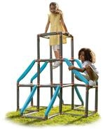Big Kraxxl The Tower Kletterturm - Kletterger&uuml;st Outdoor f&uuml;r Kinder von 3-7...