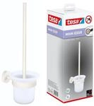 tesa Moon White WC-Garnitur, Set mit Halter & WC-B&uuml;rste, matt wei&szlig;, satiniertes