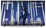 Sony BRAVIA 8 OLED 77 Zoll 4K HDR Google Smart TV (2024) | Gaming Features f&uuml;r...