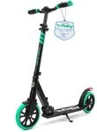SereneLife Roller, Stabiler Cityroller, H&ouml;henverstellbarer Big Wheel Scooter,