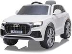 JAMARA 460201 - Ride On Car Audi Q8 12V - 1,5 Std. Fahrzeit, 2 Starke Motoren,