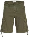 JACK & JONES Shorts Herren,Olive Night/Detail:solid,S