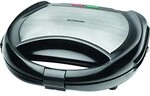 Bomann Multigrill, Edelstahl Kontaktgrill abnehmbare Platten f&uuml;r Grill Platten,