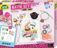 Lena 42706 Bastelset Batik Crazy & Lazy, DIY Rucksack, Komplettset mit...