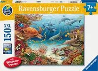 Ravensburger Puzzle Meerestiere am Korallenriff - 150 XXL Teile Puzzle ab 7 |...