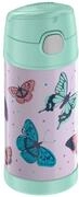 THERMOS kids FUNTAINER STRAW BOTTLE 0,35l, butterflies, Thermosflasche f&uuml;r...