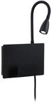 Paulmann 71101 LED Wandleuchte Halina USB C 2700K 200lm 230V 2,4W Schwarz matt