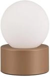 Reality Leuchten Tischleuchte Countess R59051065,Metall Coffee, Glas Wei&szlig; matt,