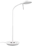 Trio Leuchten LED Tischleuchte Monza 523310131, Metall Wei&szlig; matt, inkl. 12...