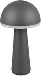 Reality Leuchten LED Au&szlig;en Akku Tischleuchte Fungo R57716142, Metall Anthrazit,