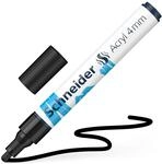 Schneider Acrylmarker - Strichst&auml;rke 4 mm, 1 St&uuml;ck - schwarz | Hochdeckende