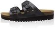 Lico BIOLINE LADY Pantolette Damen Sandale, Schwarz, 37 EU