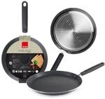 IBILI Cr&ecirc;pes-Pfanne Inducta 28 cm, Kunststoff, Silber