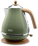 De'Longhi Wasserkocher Icona Vintage KBOV2001.GR - 1,7 l mit Wasserstandsanzeige und