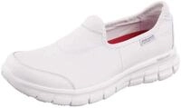 Skechers Damen Sure Track Schuh f&uuml;r das Gesundheitswesen, White Leather, 42 EU