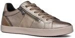 Geox Damen D Blomiee Sneaker, Taupe, 39 EU