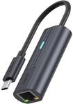 Rapoo UCA-1006 USB-C auf Gigabit LAN Adapter, Aluminium, kompatibel mit MacBook Pro,