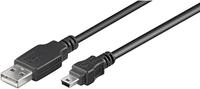 Goobay 93229 USB 2.0 auf USB 2.0 Mini Typ B Kabel 480 Mbits / USB A zu Mini B...