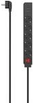 Hama Steckdosenleiste 5-Fach, USB A, mit Schalter, 1,4m (Steckdosenleiste mit