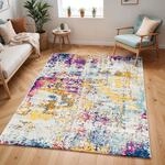 Livabliss Moroni Wohnzimmer modern &ndash; Abstrakt Design in Marmor Optik f&uuml;r