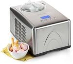DOMO Eismaschine mit Kompressor &ndash; 1,5 L, Eis in 60 Minuten