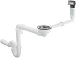 hansgrohe Manuelle Ab- und &Uuml;berlaufgarnitur f&uuml;r Einzelbecken, edelstahl,...