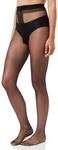 Hudson Damen Strumpfhosen Simply Shine 15 2-Pack transparent schimmernd 15 DEN Black