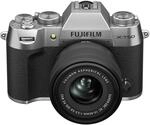 FUJIFILM X-T50 Silber / 15-45mm Kit