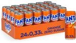 Fanta Zero Orange - fruchtig-spritzige Limonade mit klassischem...