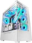 Mars Gaming MC-ULT, Custom XXL E-ATX Gaming-Geh&auml;use, Dual 90&deg; Rahmenloses