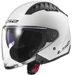 LS2, Jet-Motorradhelm Copter II SOLID Gloss White, XS