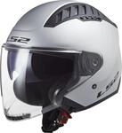 LS2, Jet-Motorradhelm Copter II SOLID Matt Silver, S