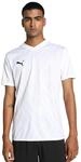 PUMA Unisex Teamglory Trikot Fu&szlig;balltrikot, White Black, XL