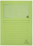 Exacompta 50253E 25er Pack Fenstermappen Super PEFC zertifiziert Karton 160g/m&sup2;
