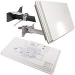 Selfsat H30D2+ Twin Flachantenne f&uuml;r zwei Teilnehmer inkl. Fensterhalterung,...