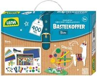 Lena 42715 Bastelkoffer Teile, Material zum Basteln mit Buntem Papier,...